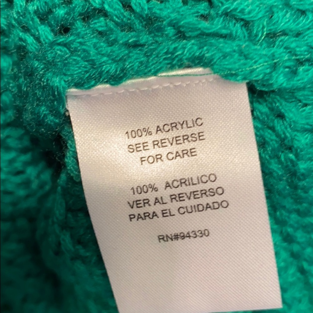 One A Mixed Knit Crew Neck Sweater Arugula - Picture 6 of 8